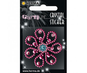Kristallkleebis Herma - roosa lill